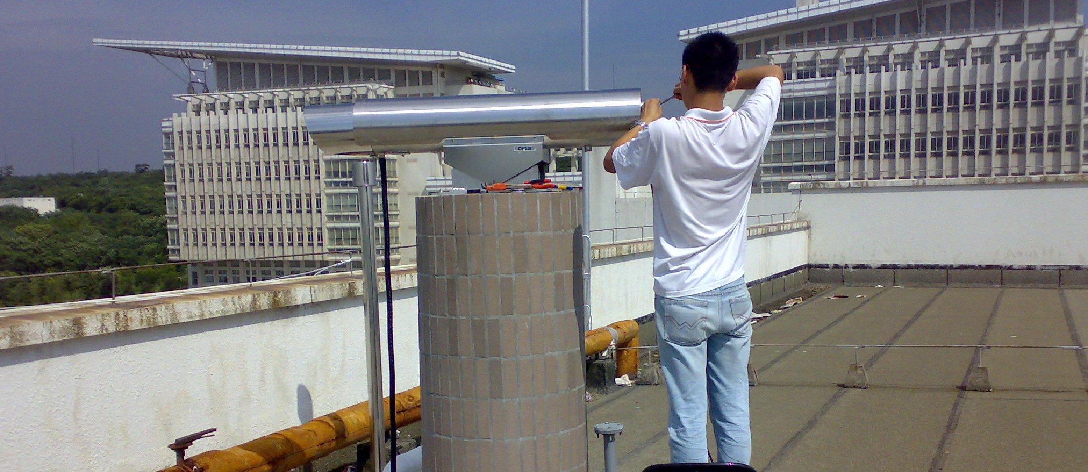 長(zhǎng)光程臭氧分析系統(tǒng)現(xiàn)場(chǎng)安裝圖